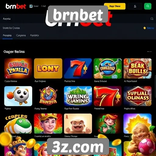 Variedade de jogos oferecidos na plataforma brnbet